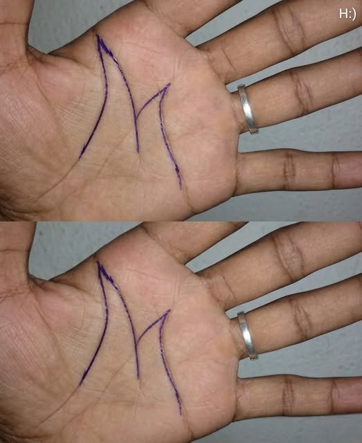 Read more about the article Having the letter M on the Palm of your hand means that… See more
