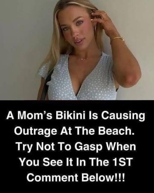 Read more about the article A Mom’s Bikini Sparks Heated Reactions at the Beach — And the Photos Will Leave You Speechless