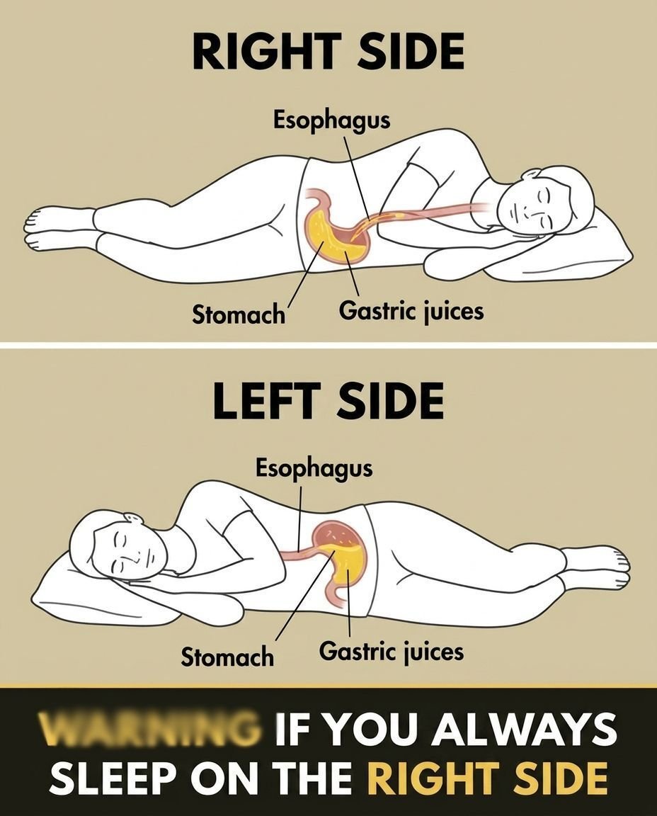 Read more about the article What risks do you run when you sleep on your right side?