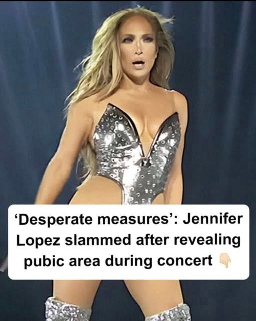 Read more about the article Jennifer Lopez slammed after revealing her pubic area during concert